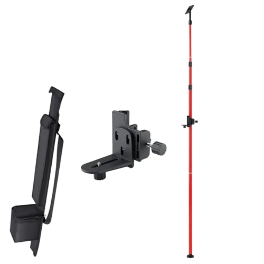 

Телескопическая лазерная штанга 13 футов/4 м с креплением для лазерного уровня 1/4 дюйма на 20 дюймов, регулируемая монтажная штанга для ротационных устройств