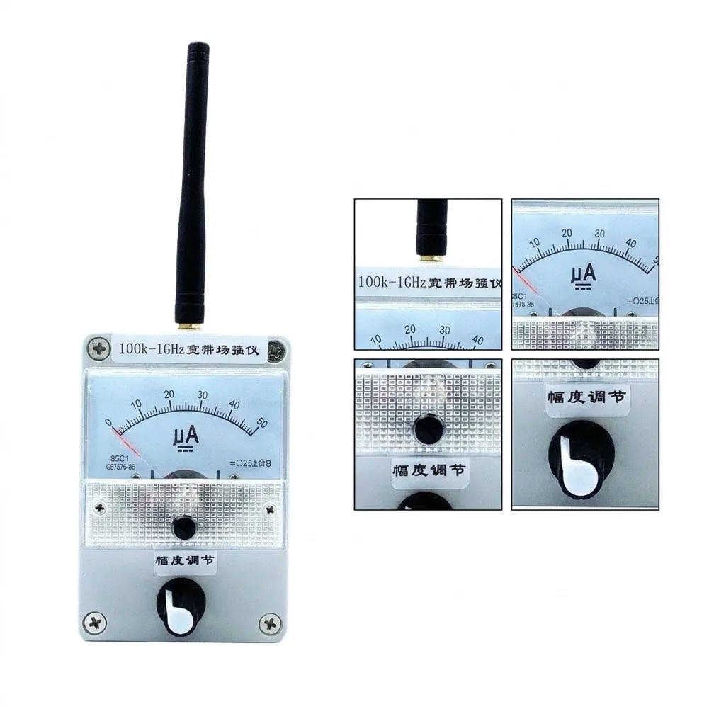 RF Signal Strength Indicator for Technical Field Testing Including For Antenna Polarization and Radiation Angle Alignment
