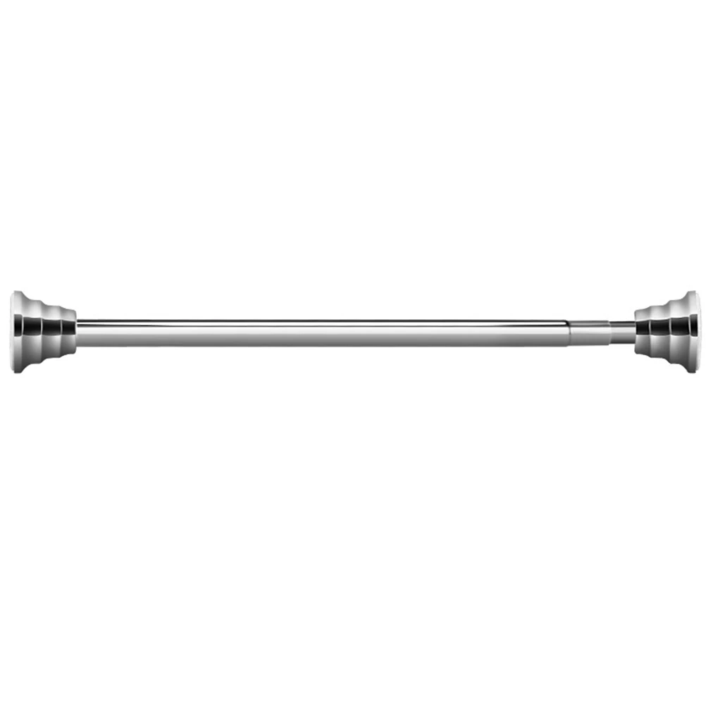 

Shower Curtain Rod Adjustable Heavy Duty 201 Stainless Steel Telescopic Flexible Bath Room Waterproof Tension Pole Tower Rail