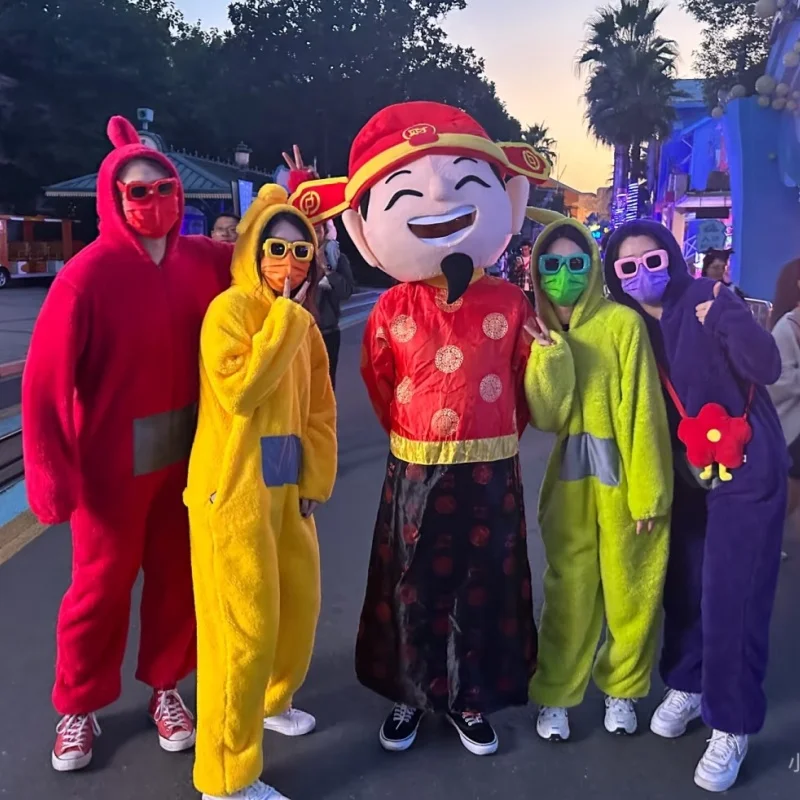 مينيسو للجنسين تليتبيز ازياء ديسي نيسيس لالا تأثيري منامة الكبار بيجامات أطفال الحيوان هالوين ملابس خاصة بذلة #3