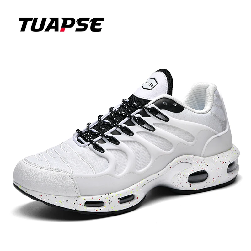

TUAPSE Air Cushioned Sports Shoes Light Shock Absorption Breathable Shoes Upper Comprehensive Protection Trendy Men's Running