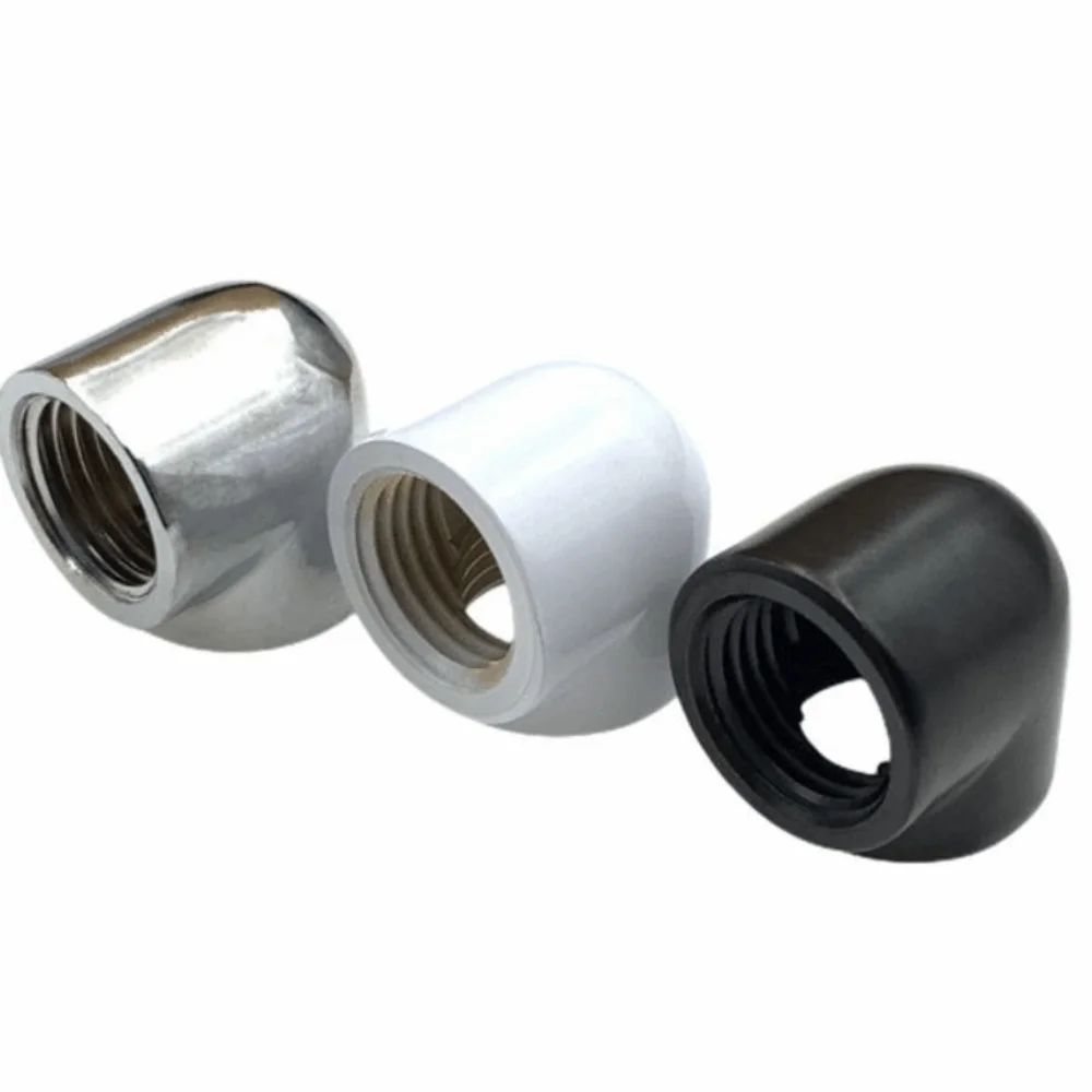 

2PCS 90 Degree G1/4 Thread Adapter Double Internal Thread Black/Silver/White Water Cooling Fitting PC Water Cooling