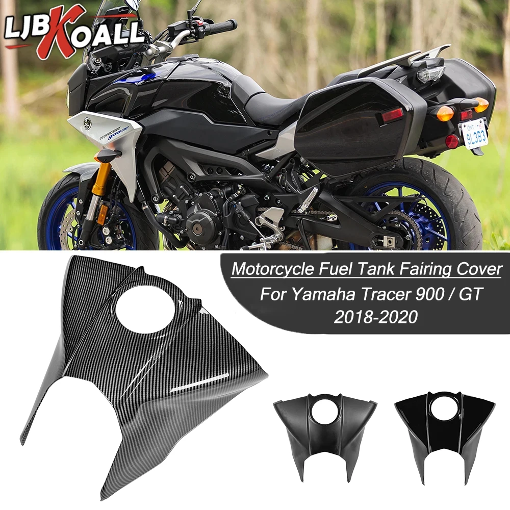 Tracer 900 2019 Black Motorcycle Fuel Gas Tank Cover Guard Fairing Cowl For Yamaha Tracer 900GT 2018-2020 Motorcycle Accessories