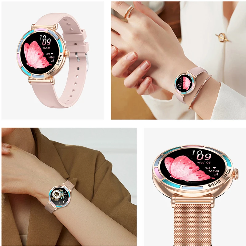 New Women Fashion Smart Watch HD call 100+ Sport Mode Women Heart Rate Blood Pressure Monitor Smartwatch Ladies for Android ios