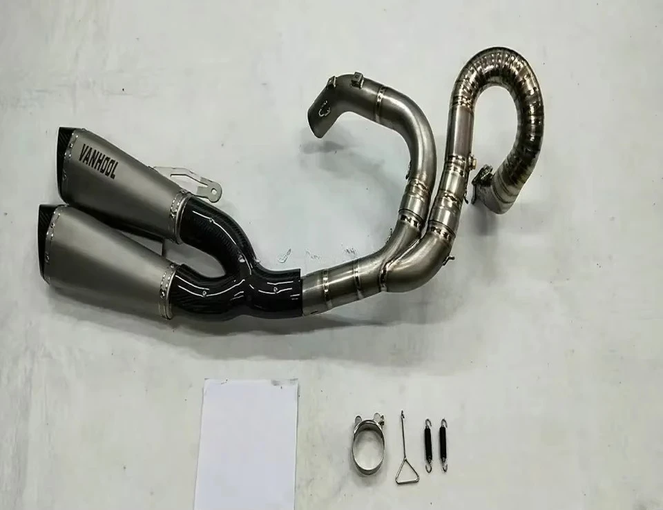 Universal Motorcycle Exhaust Pipe for 1260cc  Bike, Titanium Performance Muffler, Aftermarket Racing Escape Parts