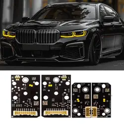 CSL Yellow Angel Eye DRL LED Boards For 2020 BMW G11 G12 LCI 730I 740i 750IX 730Li M750I LED Headlight Daytime Running Light