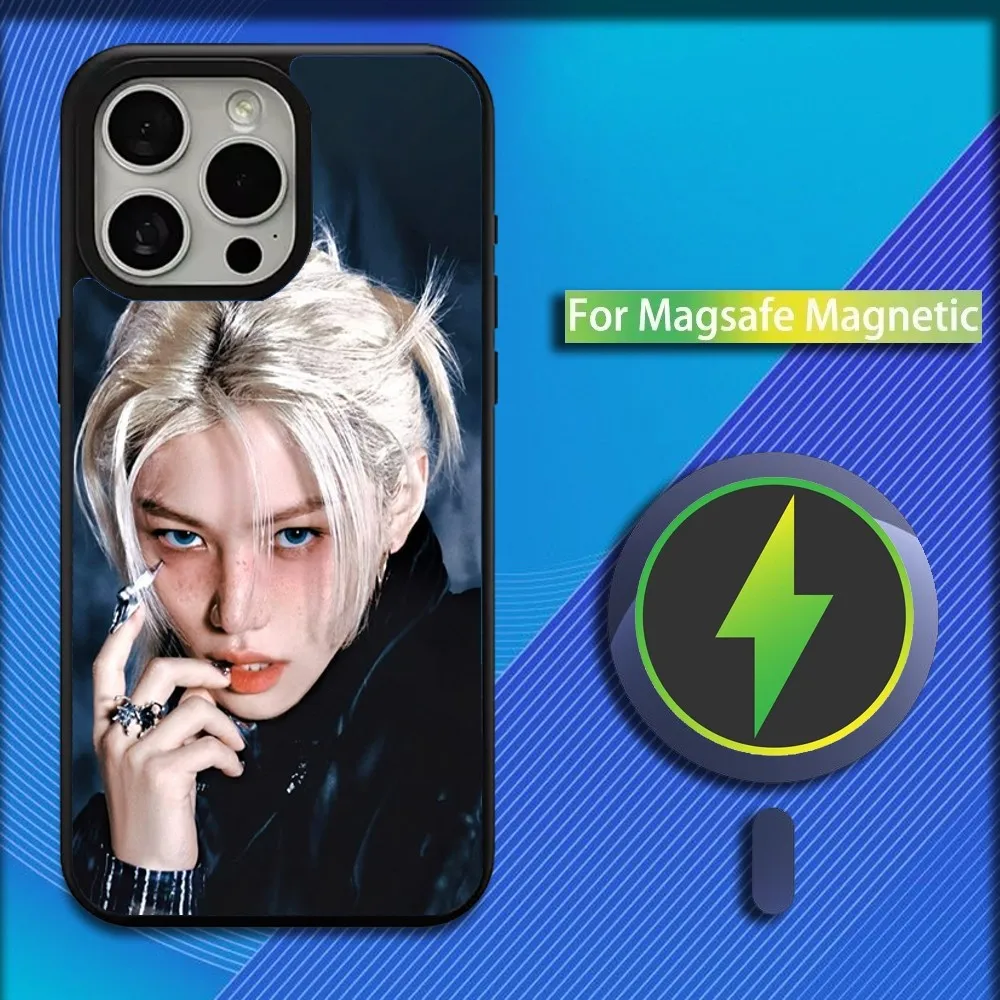 Singer BOY F-Felix L-Lee Phone Case For iPhone 16,15,14,13,12,11,Plus,Pro,Max,Mini Magsafe Magnetic Wireless Charging