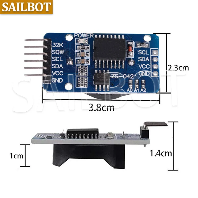 DS3231 AT24C32 IIC الدقة RTC في الوقت الحقيقي وحدة الذاكرة على مدار الساعة RTC DS3231SN/M وحدة الذاكرة لاردوينو التوت بي لتقوم بها بنفسك عدة