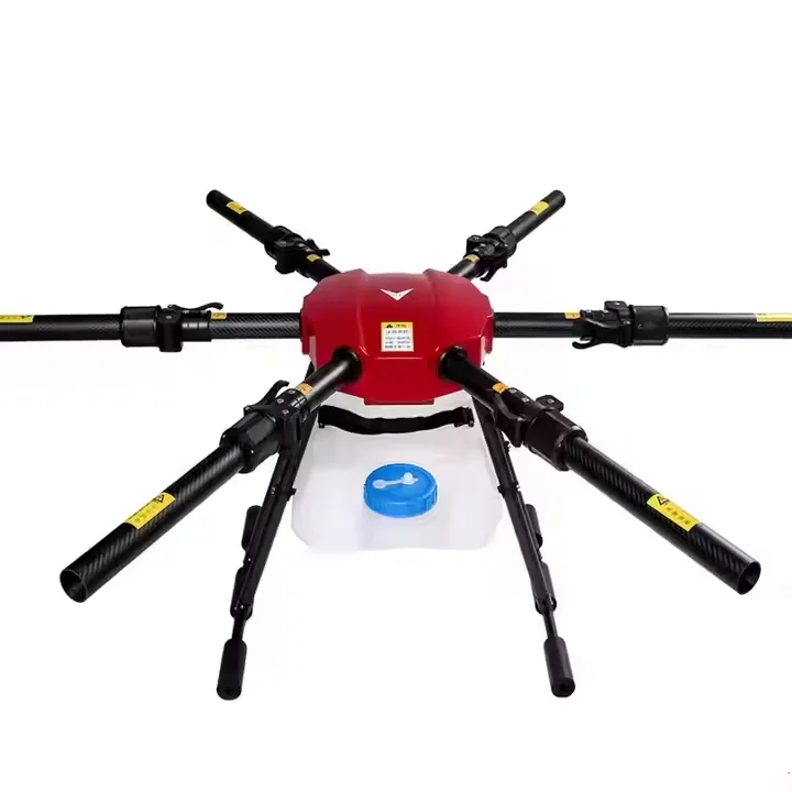 High-Efficiency Crop-Spraying Drone Featuring Composite Polymer Frame And Brushless Motor Propulsion System