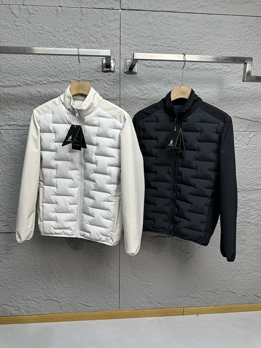 

Уличная куртка из хлопка с воротником, водонепроницаемая, ветрозащитная, модная, с разделителями для хранения, прямого кроя, для города.