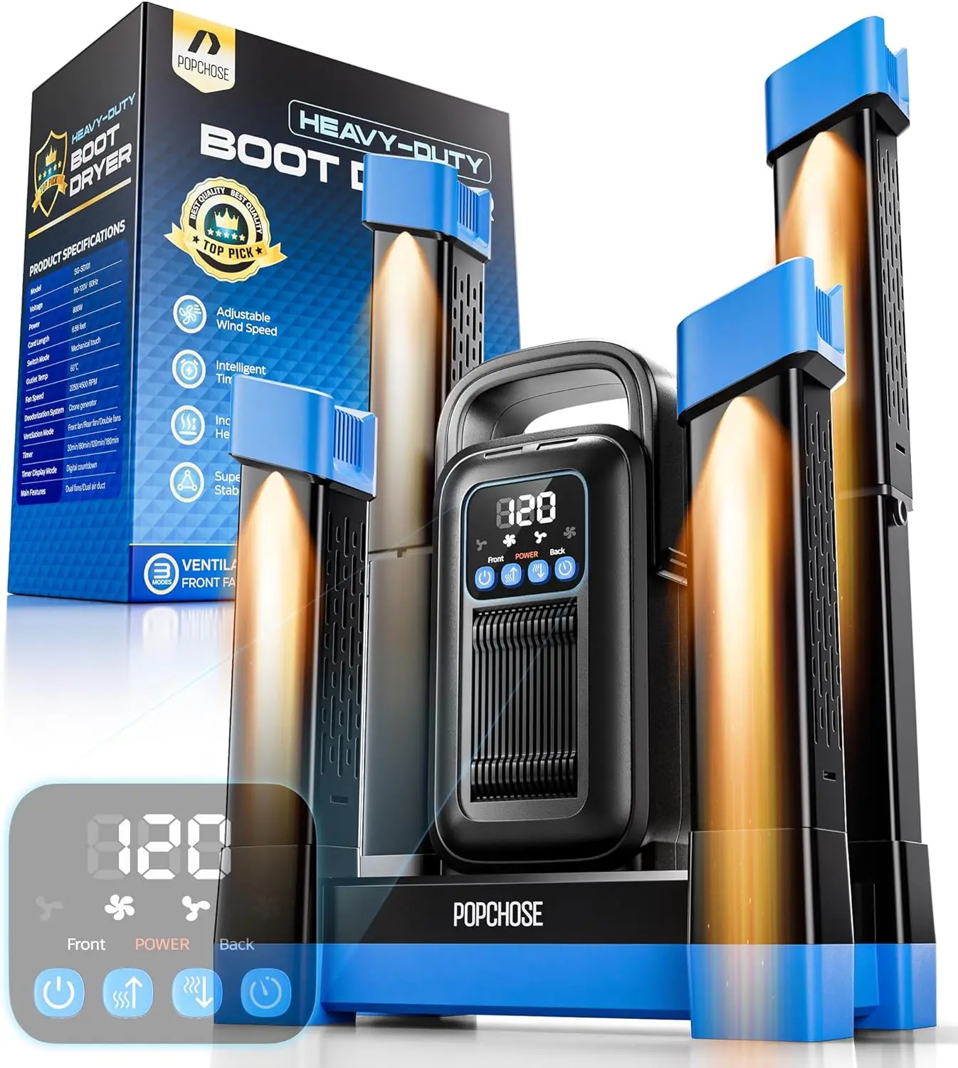 

Мощная сушилка для обуви, улучшенная модель, уменьшающая запахи, с функцией подогрева перчаток и ботинок, с бесшумным регулируемым таймером