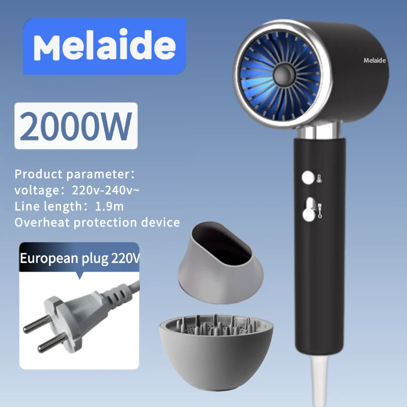 

Customizable Hot Selling Ionic Hair Dryer High Speed Motor Blow Hairdryer Negative Ion Hair Care Styler Professional Blow Dryer