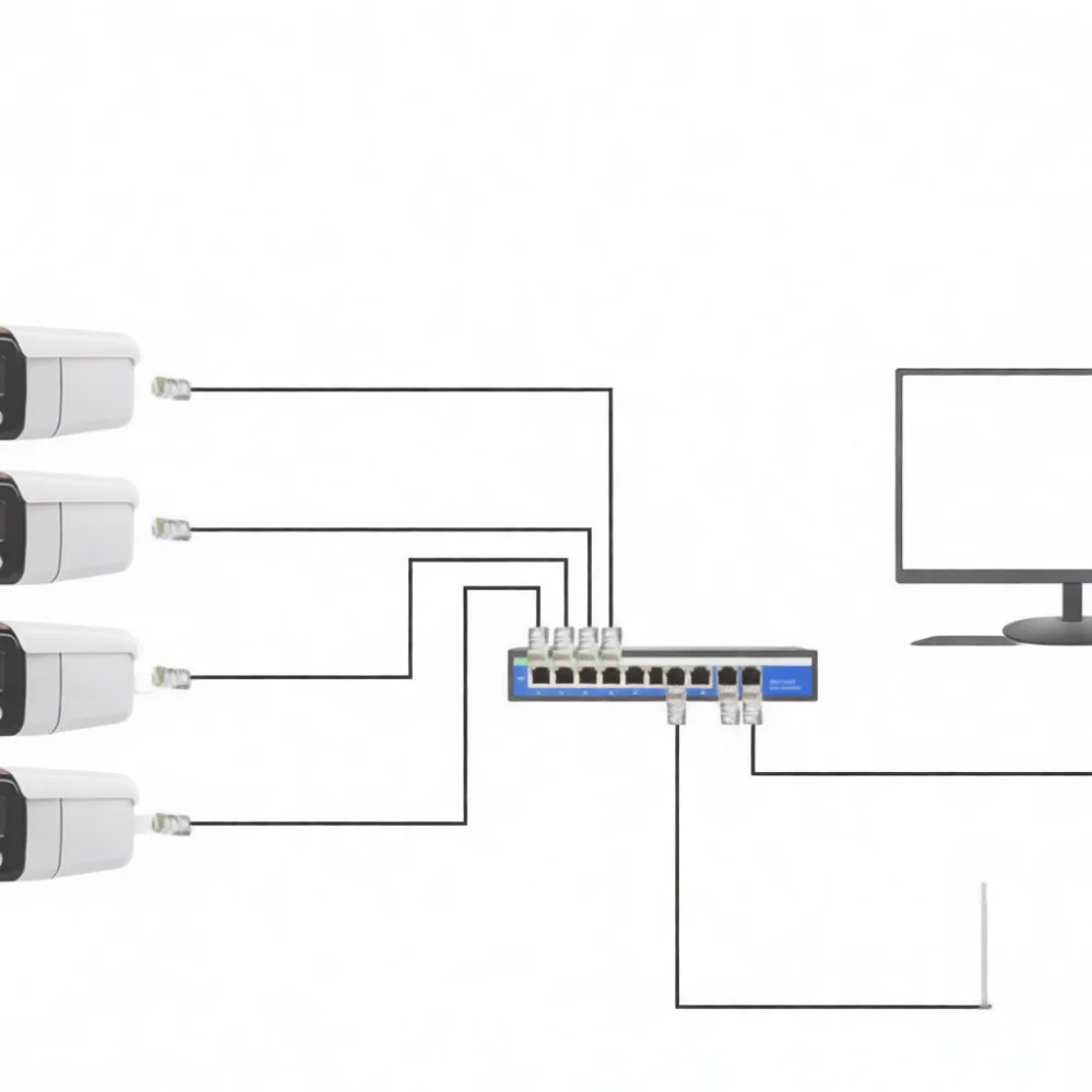 Advanced CCTV Surveillance System Face Detection Plate Capture Camera Kit High Definition Security Recorder For Shop
