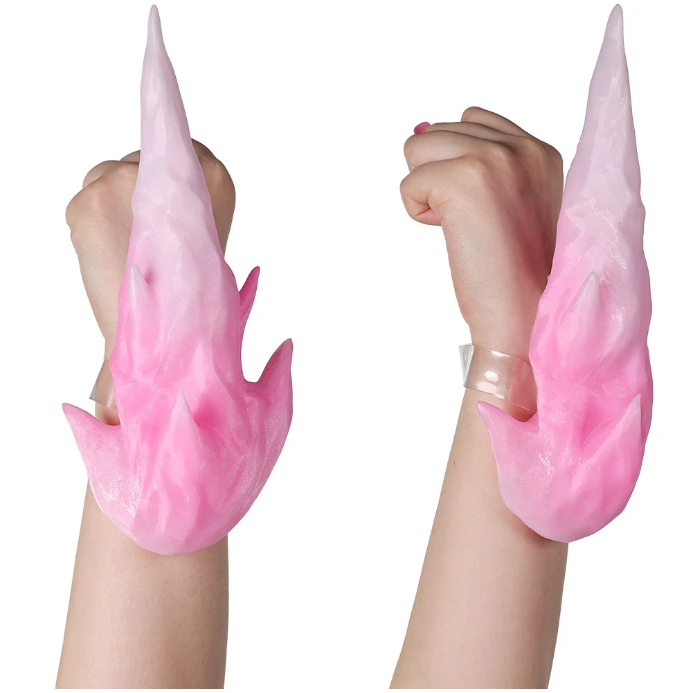 Déguisement Psylocke Cosplay femmes fantaisie rose couteau lumineux jeu Rivals accessoires de déguisement Halloween carnaval accessoires de jeu de rôle