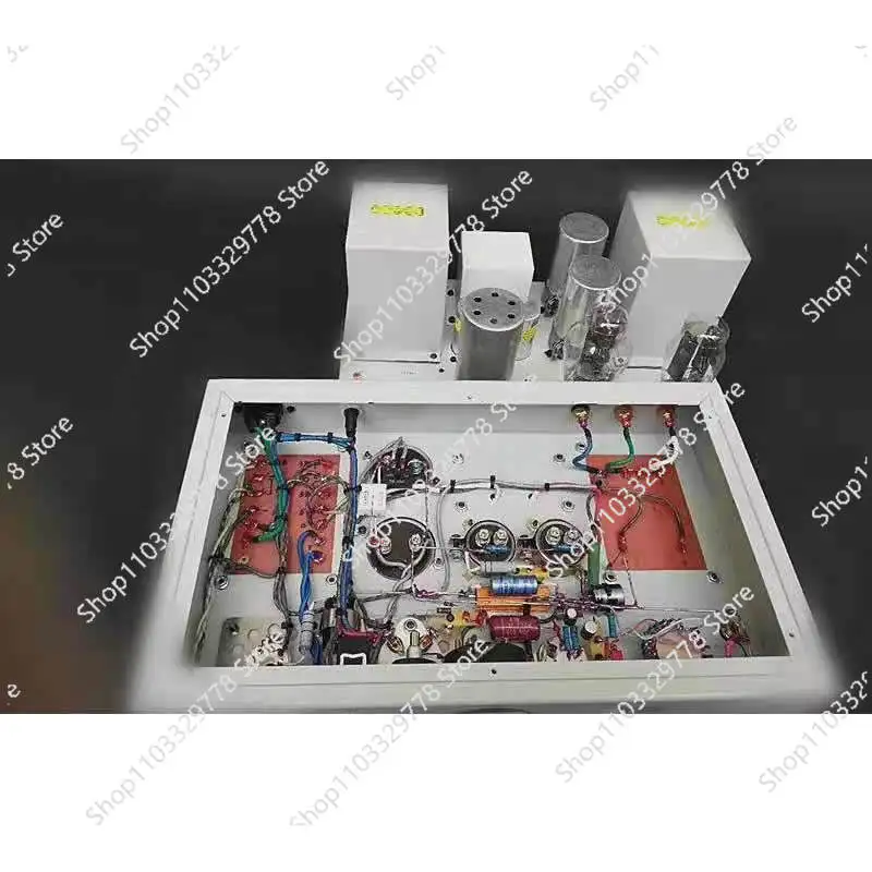 

91-контурный односторонний ламповый усилитель мощности с разъемом типа 300B, выходная мощность: 8 Вт + 8 Вт, полоса пропускания: 35 Гц-18 кГц