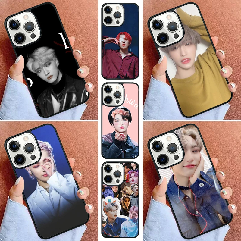 Ateez HongJoong SeongHWA Phone Case For iPhone 16 15 14 Pro 11 13 12 Mini Max SE 2020 6S 7 8 Plus Cover Capa