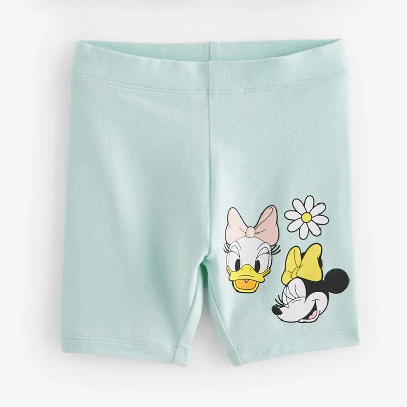 طقم ملابس صيفي للأطفال الصغار مكون من قطعتين ميني ماوس للأطفال البنات، قميص ميكي جيرل، شورت، ملابس دونالد داك بوتيك #5