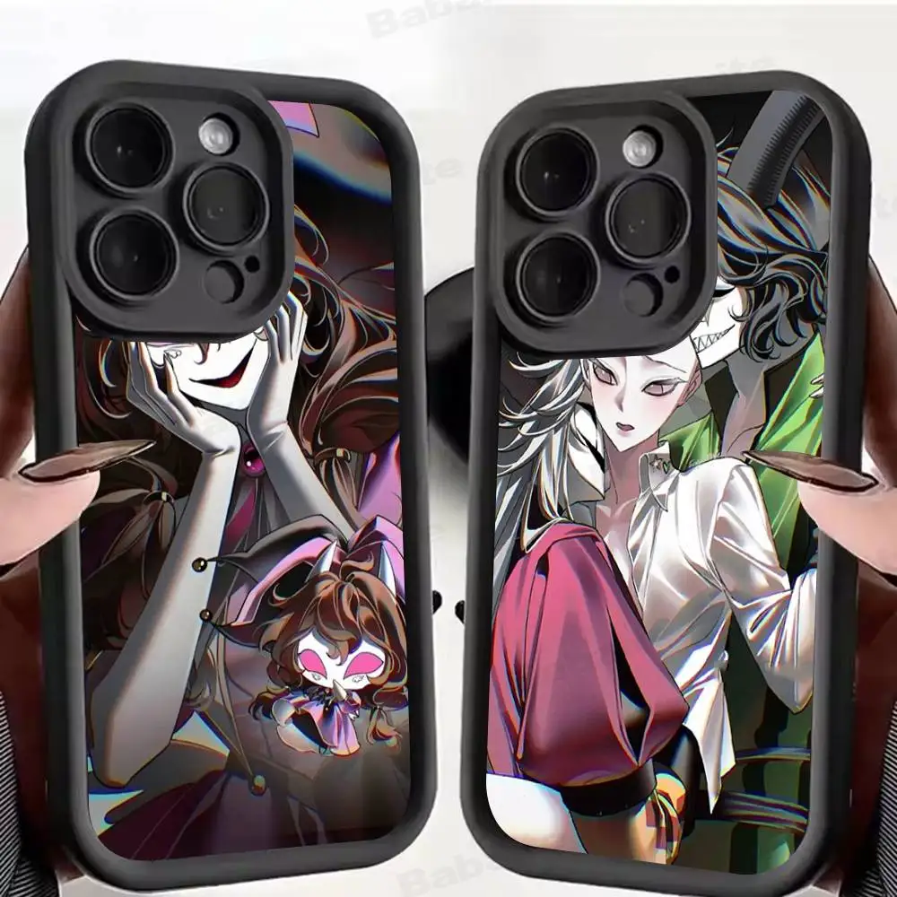 Coque de téléphone antichoc en silicone Classic Black Metal Band H-His I-Infernal M-Majesty pour iPhone 17 16 15 14 13 Pro Max Plus