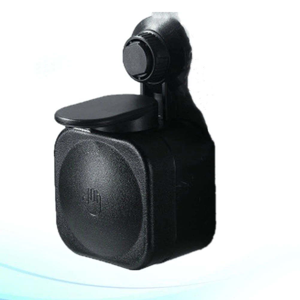 Black Plastic Manual Soap Dispenser Large Capacity Wall Mounted Seamless Bathroom Liquid Soap Pump for Shower Hand Face Dish