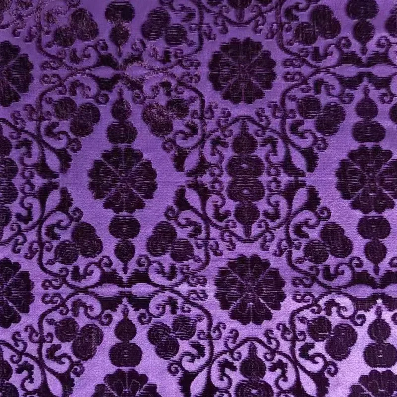 النمط الصيني تشانغتشو المخملية النسيج الخفيفة الفاخرة الجاكار وتنورة تنقش هانفو شيونغسام