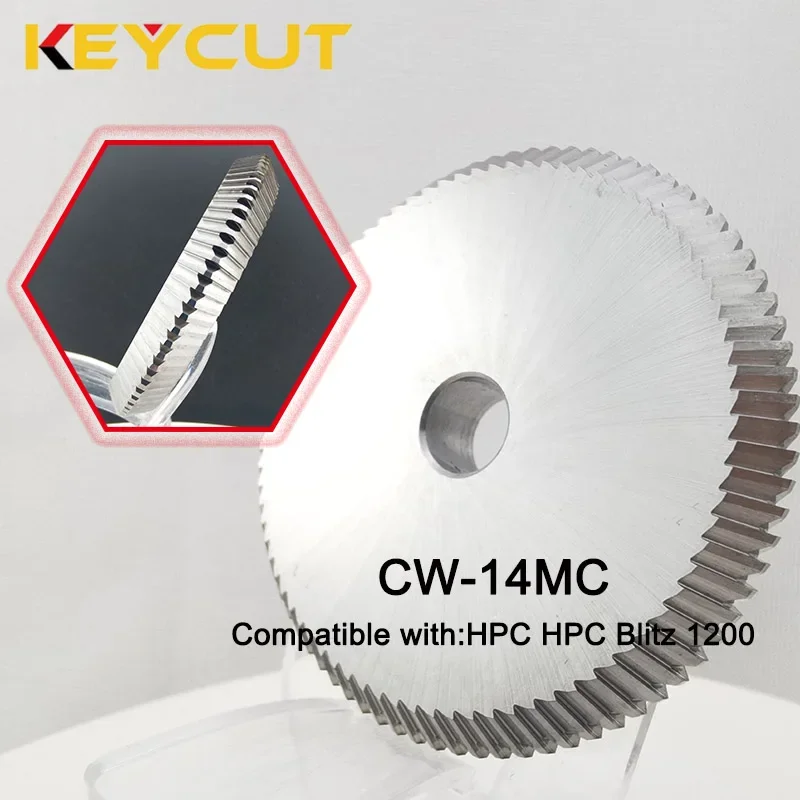 Key Milling Cutter CW-14MC CW-14MCC Standard Large Cylinder Cutter Compatible with HPC Blitz 1200 machines