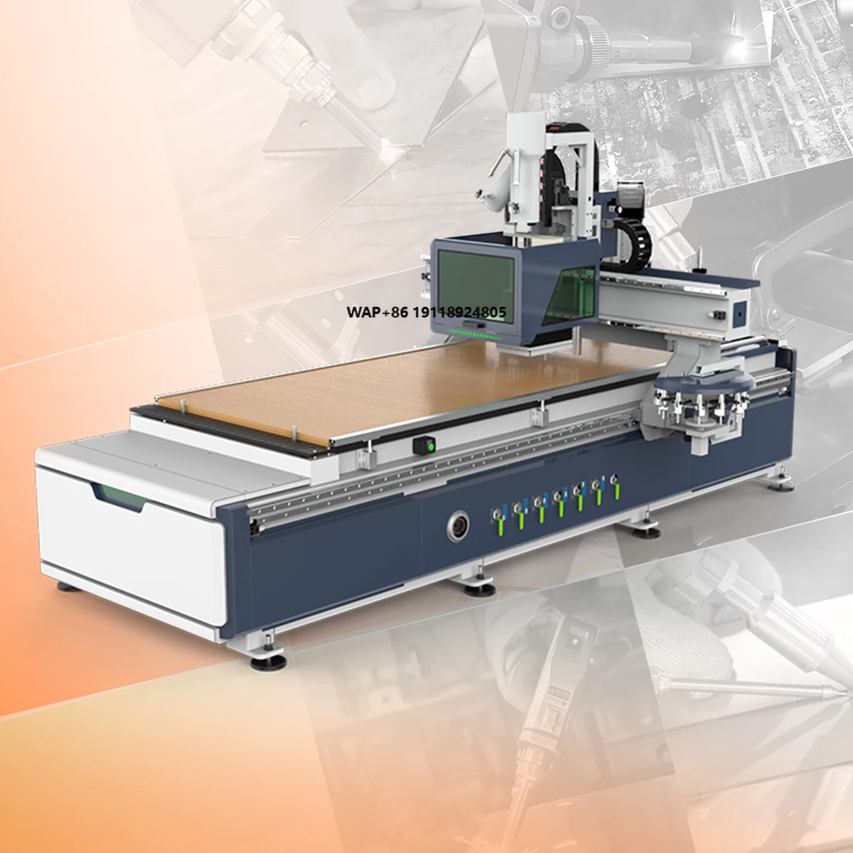 Chinese Woodworking Engraving Machine Manufacturer Sell DSP 3.5kw Wood CNC Router Machine 1325