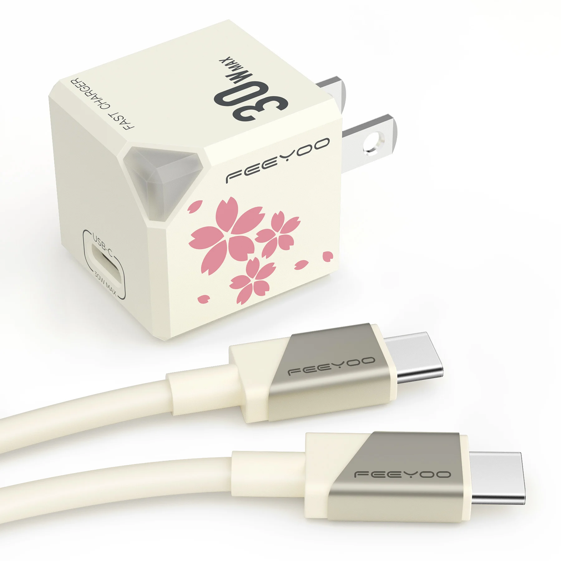 30W PD Charger Max Power Adapter Fast Charger Can Be Switched Between Console Headphones Airpods Pro Magsafe IWatch