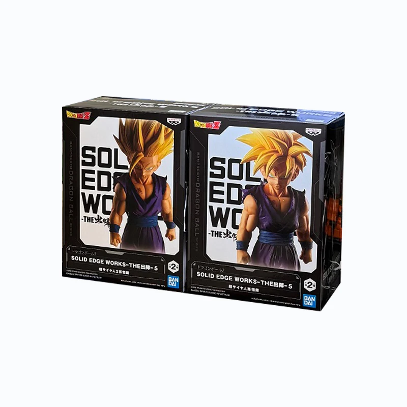 شخصيات حركة Bandai-banpreso Dragon Ball Z الأصلية ، أعمال ذات حافة صلبة Vol.5 ، Son Gohan ، PVC Anime ، ألعاب مجسمة #6