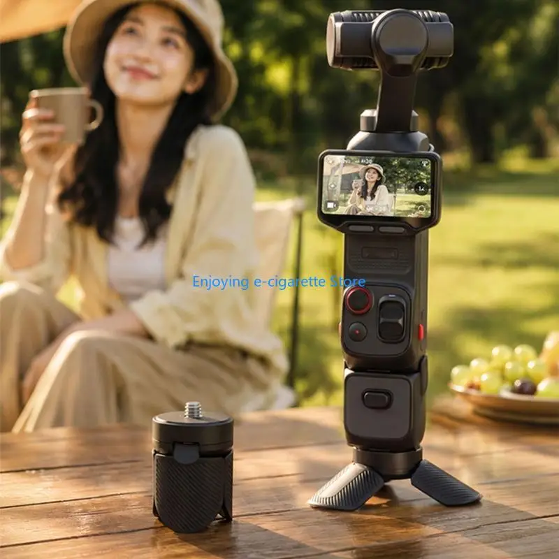 Faltbarer 1/4 Zoll Kamerahalter Selfie für Ground View Video und Schreibtischnutzung Y4QF – Detail 4