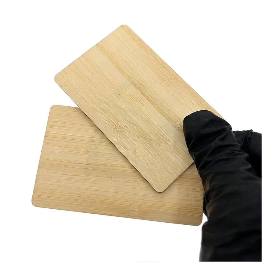 

100% переработка FSC Бамбуковая деревянная карта NFC Визитная карточка RFID-карта для отеля