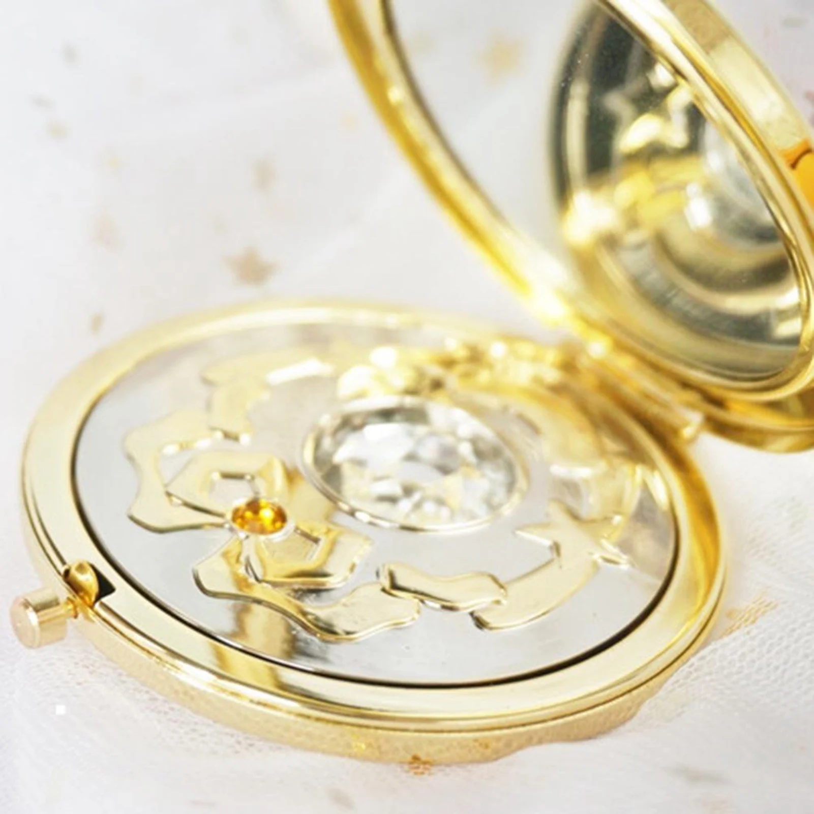 Anime Makeup Mirror Star Crystal Star Cosmetic Makeup Folded Mirror Cosplay Prop Anime Makeup Mirror Folded Mirror Makeup Mirror