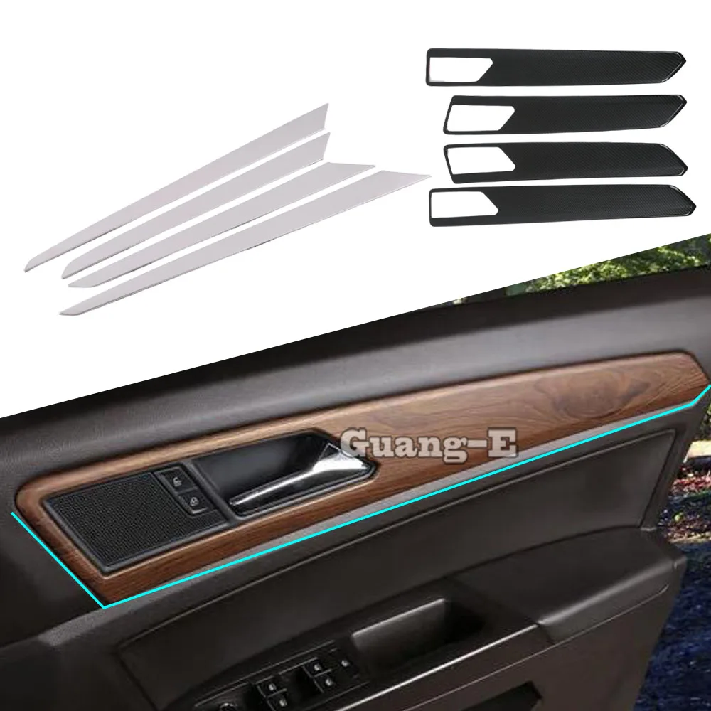 

For VW Volkswagen Teramont Atlas 2017 2018 2019 2020 Car Inner Door Trim Strip Cover Decoration Armrest Interior Accessories