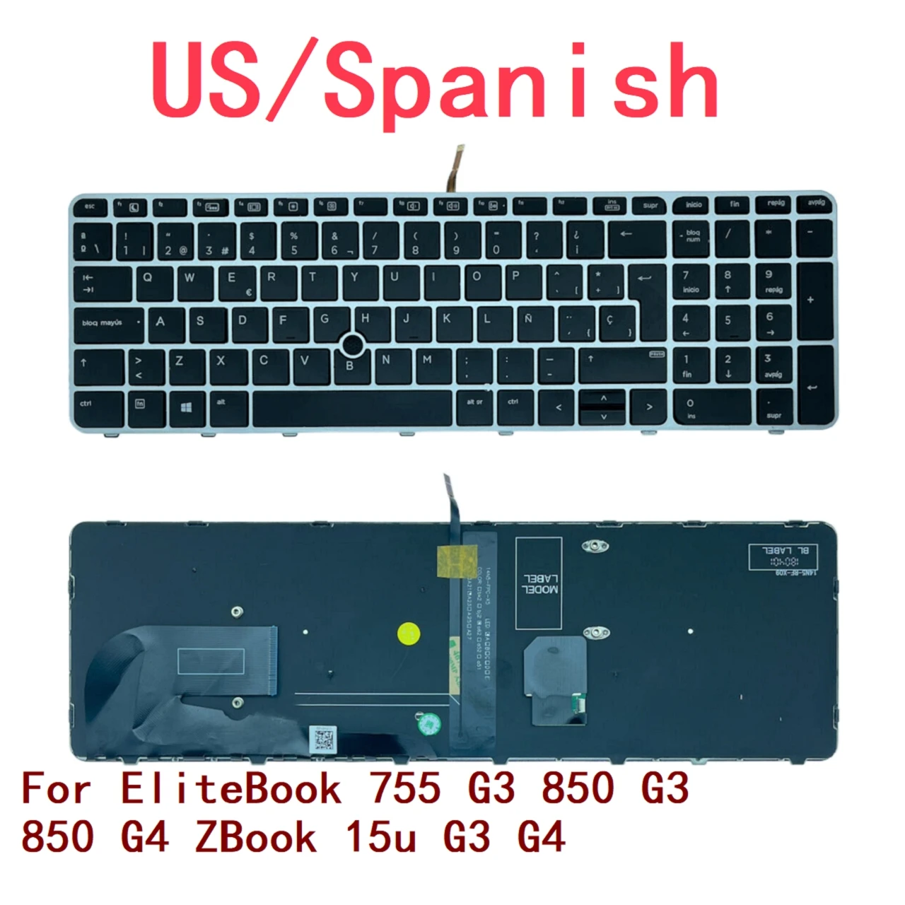 teclado retroiluminado para laptop para hp elitebook eua espanhol 755 g3 850 g3 850 g4 zbook 15u g3 g4 substituicao do pc notebook 821157 d61 novo 01