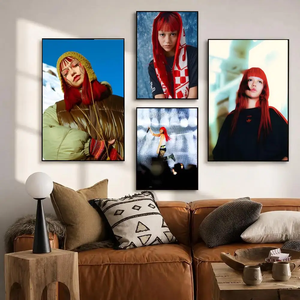 Singer Rapper A-Akriila Poster Modern And Elegant Wall Stickers For Home Decor Living Room Dormitory Wall Art