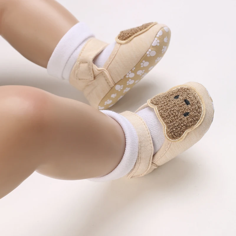 Cute Baby Shoes Cartoon Bear sandali Casual 0-18M ragazzi e ragazze scarpe primo passo suola morbida leggera