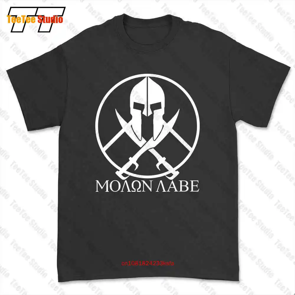 Molon Labe Spartan Helmet Swords Seal Gun Rights T-shirt Tee I3U8