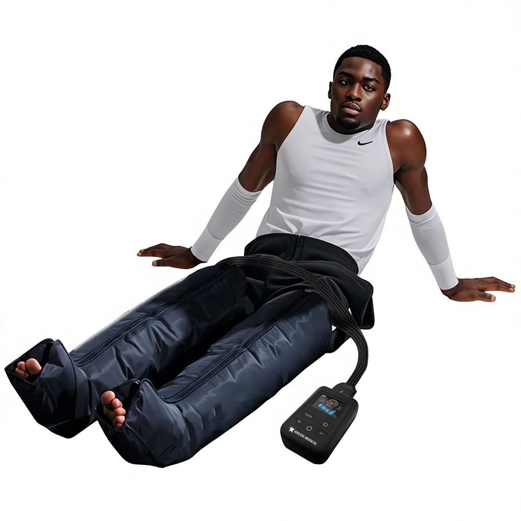 Zoshine 4 6 8 Chambers Customized Lymphedema  Sport Relax Air Compression Recovery Boots Rehabilitation Leg Massager Machine