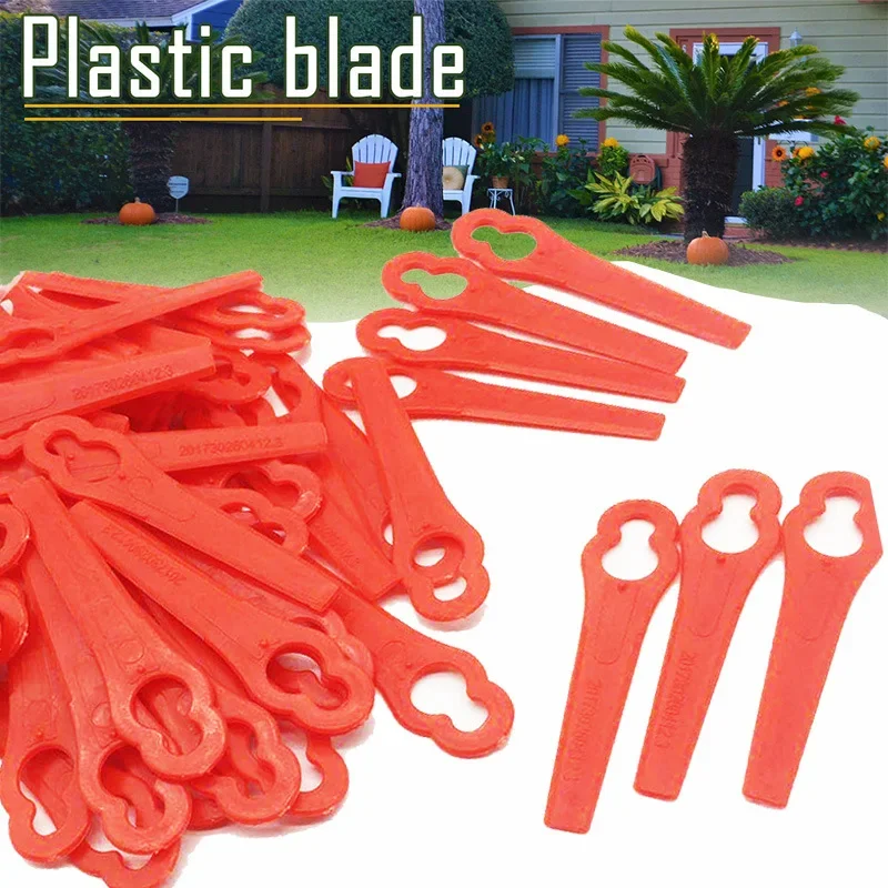 Plastic Cutter Blades for Florabest Grass Trimmer, Brushcutter, 12*7mm, L83