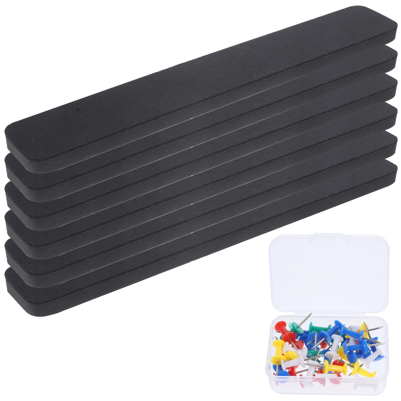 

1Set Bulletin Board Strip Eva Felt Material Easy Install Wall Board for Reminder Menu Photo Display Home Office Accessories