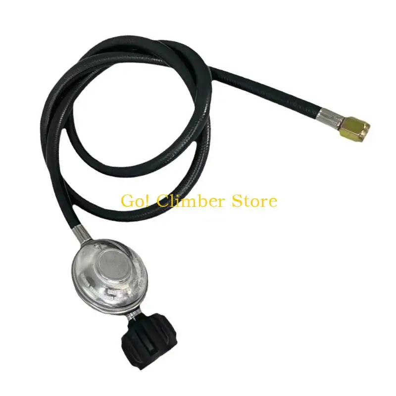 Q84C Low Pressure Gas Regulator with Hose Universal Gas Grill Regulator and Hose Replacement Easy Leakage Testing