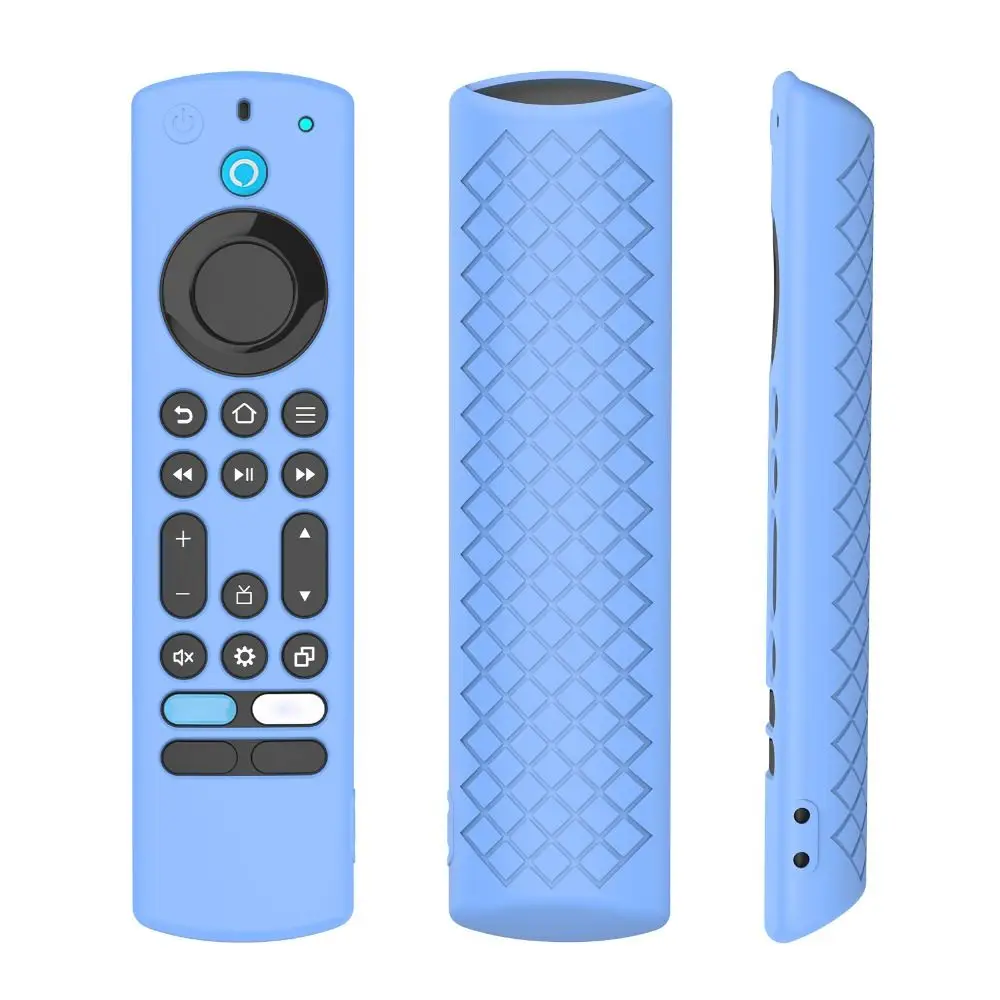 Boîtier de télécommande antichoc durable avec lanière, boîtier étanche, silicone résistant, D343 pour Alexa Voice Fire TV Stick 4K 2nd