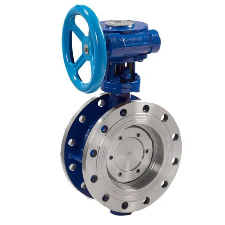 Volante de válvula borboleta de wafer de engrenagem sem-fim manual de aço inoxidável para mídia de água