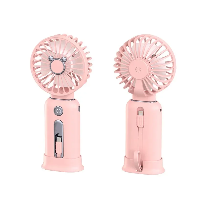 

New Mini Handheld Fan Three Wind Speeds 10000 MAh 22.5W Fast Charging with Android/Apple LED Digital Display Air Conditioner