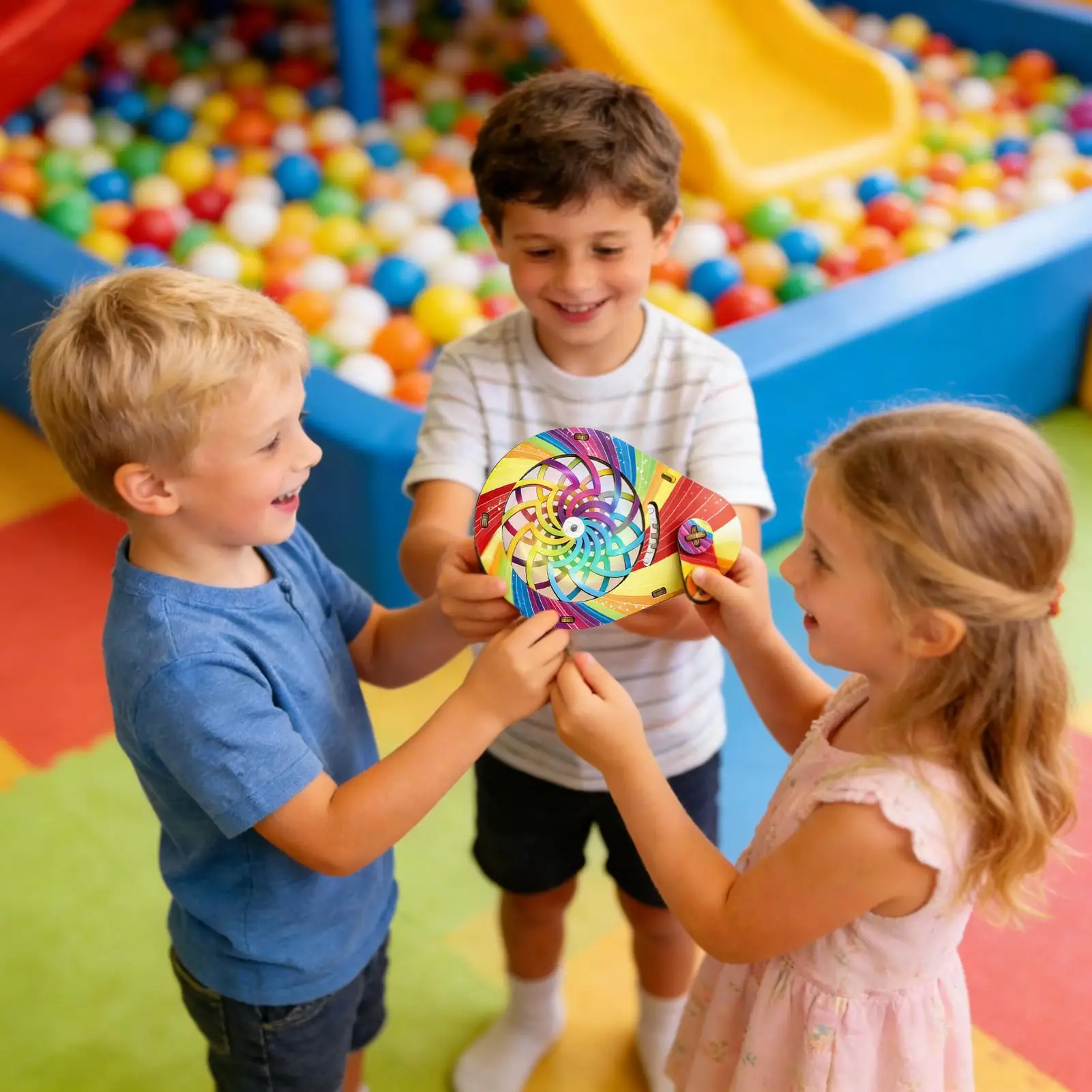 

Вращающаяся оптическая развивающая игрушка, интерактивная деревянная вращающаяся соединяющаяся игрушка для детей, обучающая оптике, для мальчиков и девочек