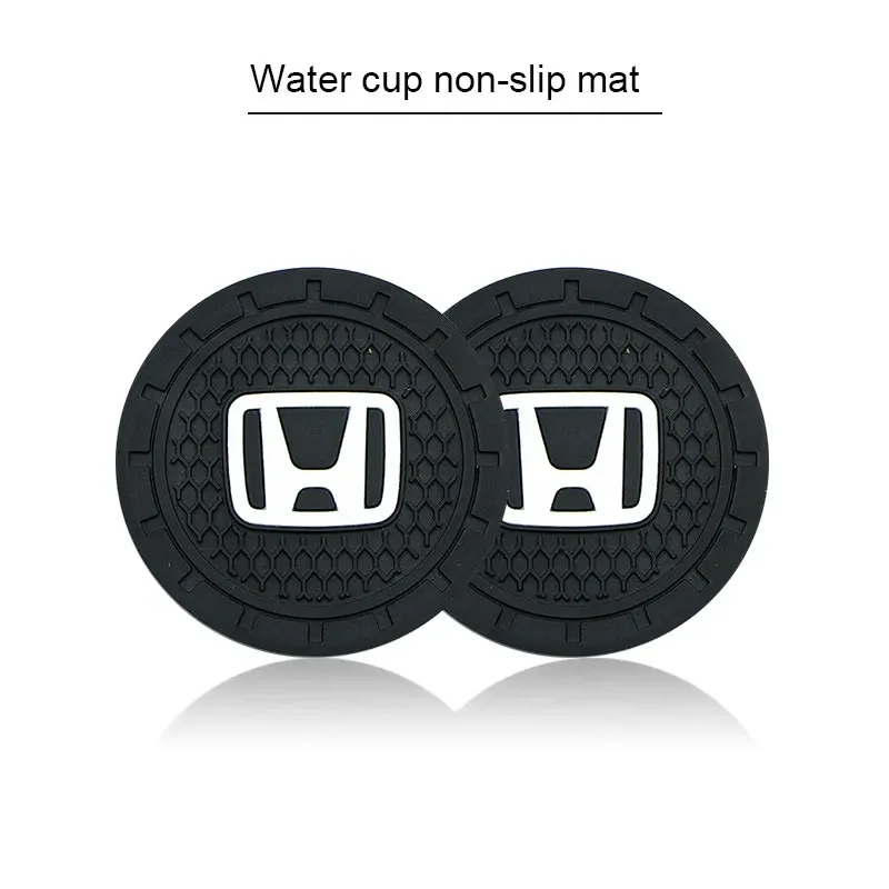 Car Accessorie Water Coffee Cup Coaster Nonslip Pad For Honda accord crv dio af18 Civic 7 8 9 10 2020 2019 2018-2001 Car Styling