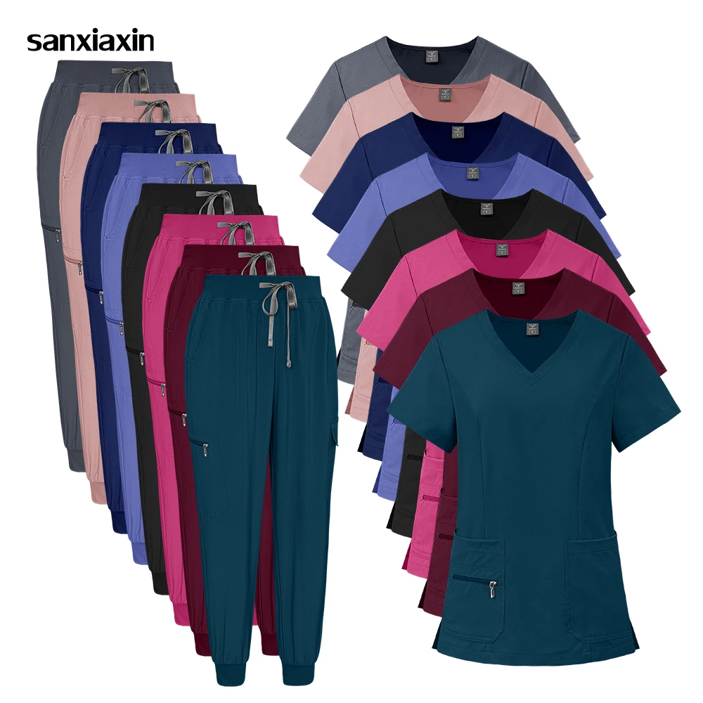 

Medical Uniforms Wholesale Scrubs Set Hospital Doctor Nurse Work Clothes Men Women Pharmacy Lab Workwear Surgical Nursing Suit