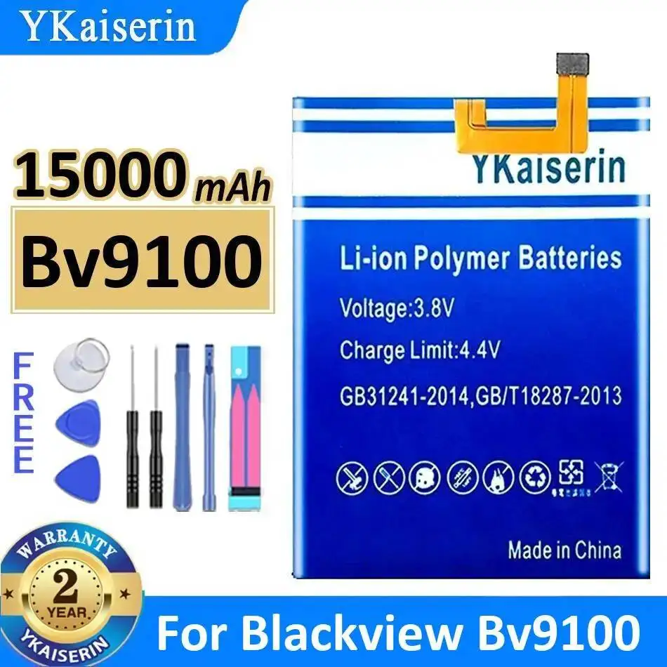 

Высокопроизводительная аккумуляторная батарея премиум-класса для Blackview Bv9100, 15000 мАч