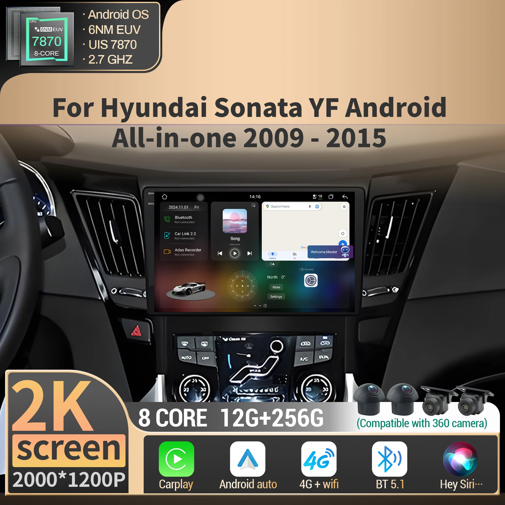 For Hyundai Sonata … - image