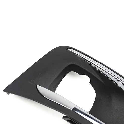 Imagen 2 del producto Adecuado para Peugeot 3008 5008 GT marco de luz antiniebla placa de cubierta de rejilla de luz antiniebla tira brillante cromada