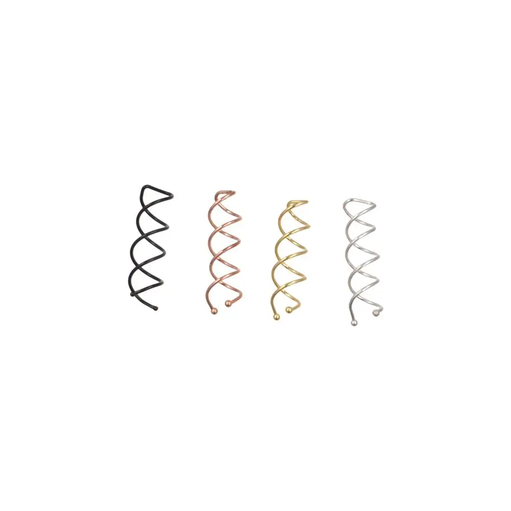 5pcs Hair Fairy Spiral Hair Clip Twist Barrette Hair Bun Maker Screw Bobby Pin Spin Hair Braider Hairpin Ornaments Women